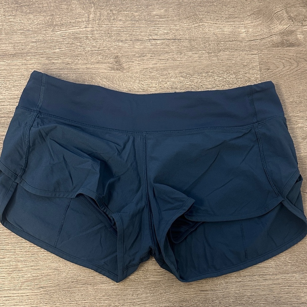 Lululemon Athletica Deep Blue Athletic Shorts